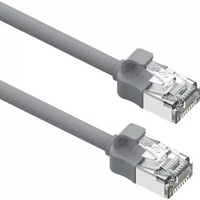   0,5m FTP Cat6A mini patch kábel lsoh awg28 szürke (103-220-10) 10-es csomag EXCEL