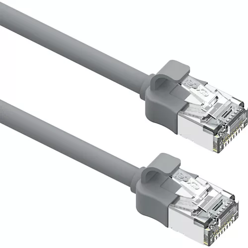 2m FTP Cat6A mini patch kábel lsoh awg28 szürke (103-222) EXCEL