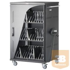   TechlyPro Professional charging cart with casters 36-slots 10.8A