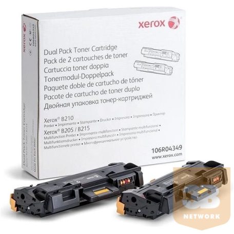 XEROX 106R04349 Toner Xerox black 2 x 3 000 pgs B210/B205/B215