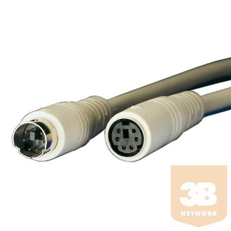 KAB Roline 6M/F PS/2 hosszabbító kábel - 1.8m