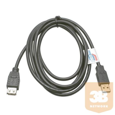 KAB Roline USB2.0 A-A hosszabbító kábel - 2m