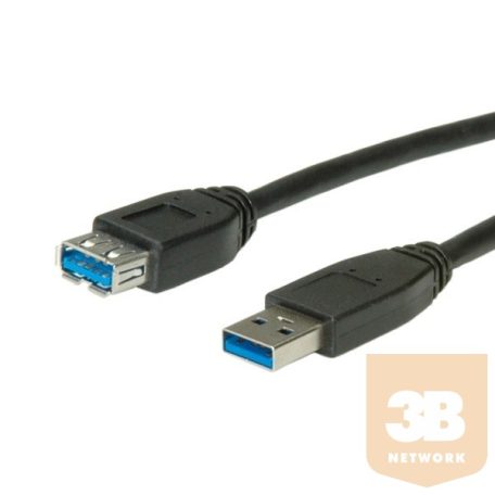 ROLINE kábel USB 3.0 toldó A-A M/F 1.8m