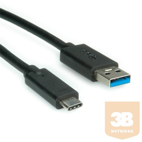 KAB ROLINE Kábel USB 3.1 A - C, M/M - 1m