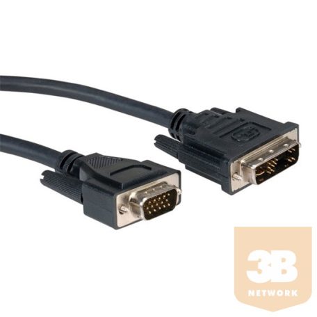 KAB Roline DVI-VGA kábel - 2m