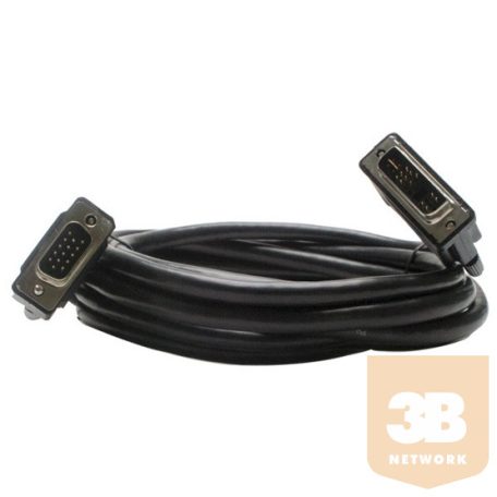 KAB Roline DVI - VGA kábel - 3m