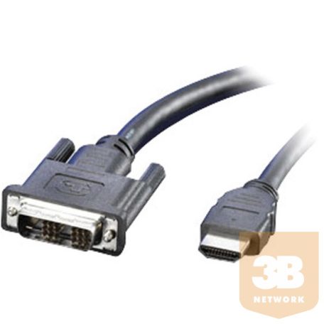 KAB Roline DVI - M-HDMI kábel - 3m