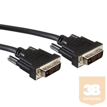 KAB Roline DVI-DVI Dual link kábel - 15m