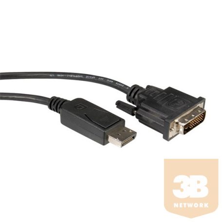 KAB Roline DisplayPort - DVI (24+1) M/M - 1m
