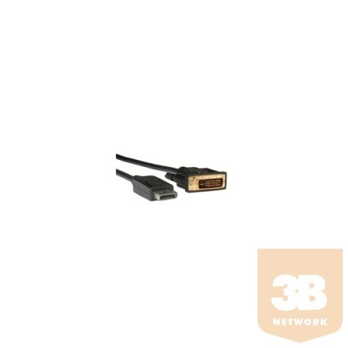 ROLINE kábel DisplayPort - DVI (24+1) M/M 1.0m