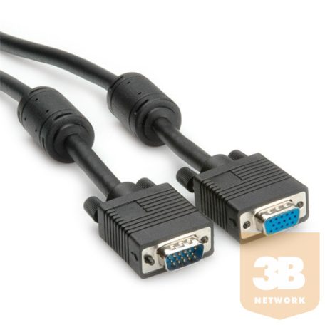 KAB Roline VGA Quality + DDC 15M/F kábel - 2m