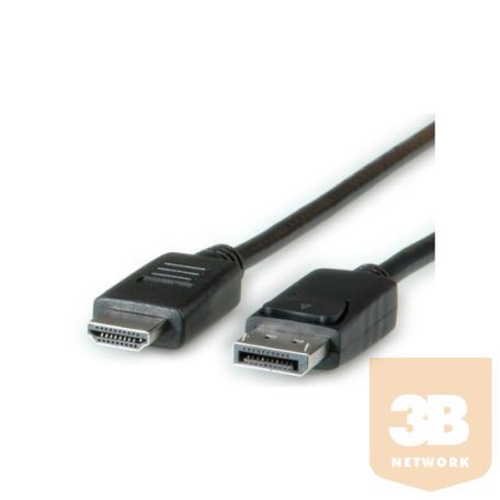 KAB ROLINE DisplayPort - HDMI M/M kábel - 2m
