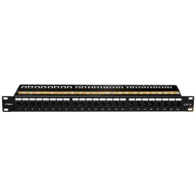   Drakom 19" CAT.6 UTP 24XRJ45 PATCH PANEL (TEHERMENTESÍTŐS)