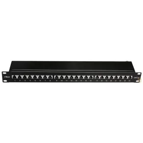   Drakom 19" CAT.6 FTP 24XRJ45 PATCH PANEL (TEHERMENTESÍTŐS)