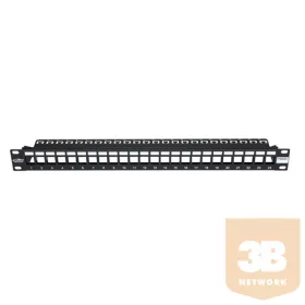   Drakom 19" MODULÁRIS PATCH PANEL 24XRJ45 (TEHERMENTESÍTŐS)