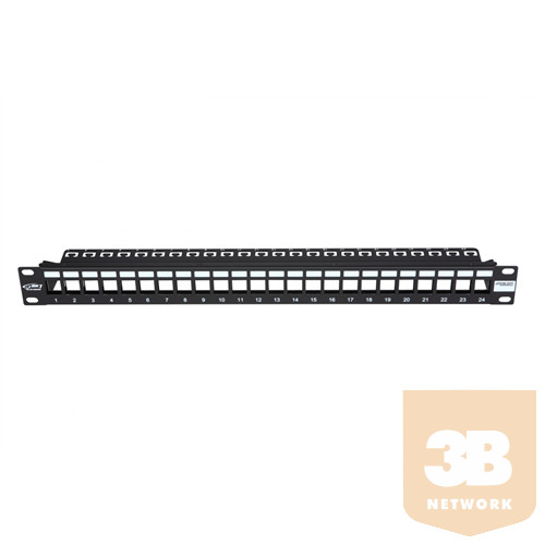 Drakom 19" MODULÁRIS PATCH PANEL 24XRJ45 (TEHERMENTESÍTŐS)