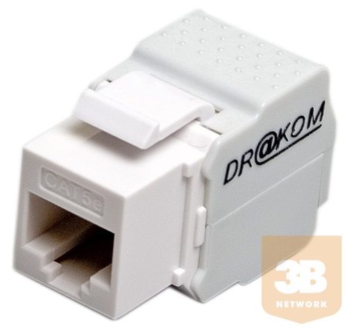 Drakom CAT.5E UTP 1XRJ45 KEYSTONE JACK (TOOL FREE)