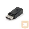 Equip Átalakító - 118916 (DisplayPort to miniDisplayPort, fekete)