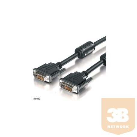 Equip 118933 DVI-D Dual Link kábel apa/apa, 3m