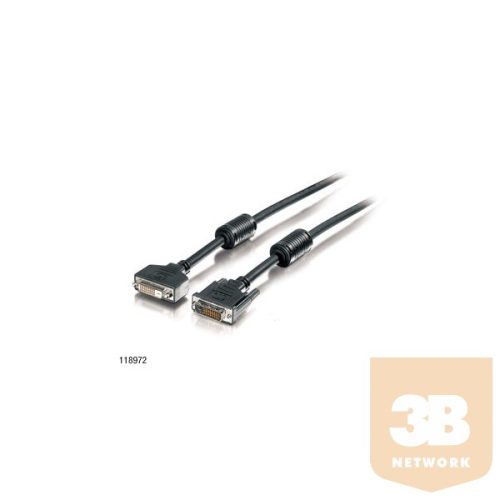 Equip 118973 DVI Dual Link hosszabbítókábelkábel apa/anya, 3m