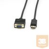 Equip Kábel - 119338 (DisplayPort to VGA, apa/apa, 2m)