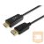 Equip Átalakító Kábel - 119390 (DisplayPort - HDMI kábel, apa/apa, 2m)