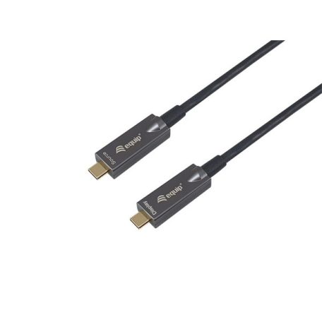 Equip Kábel - 119461 (Aktív, USB3.2 Gen2, apa/apa, 4K/60Hz, 10Gbps, Video+Data+PD 60W, 5m)