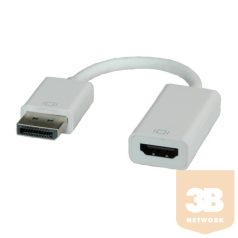   ROLINE átalakító DisplayPort-HDMI Adapter, DP Male - HDMI Female