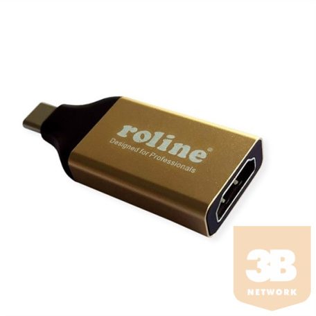ADA Roline USB- C - HDMI M/F adapter - arany