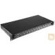 AMP 19" ST optikai panel, üres, 24db toldóhoz, (220mm mély) fekete (1206480-8)