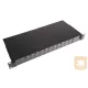 AMP 19" SC optikai panel, üres, 12db duplex toldóhoz, (220mm) fekete (1206505-8)
