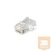 Equip 121144 UTP Cat6, RJ45 dugó, 100db/csomag