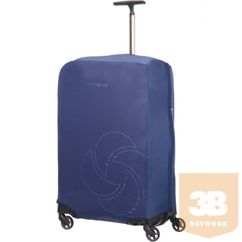 SAMSONITE Bőröndhuzat 121223-1549, FOLDABLE LUG.COVER L/M (MIDNIGHT BLUE) -GLOBAL TA