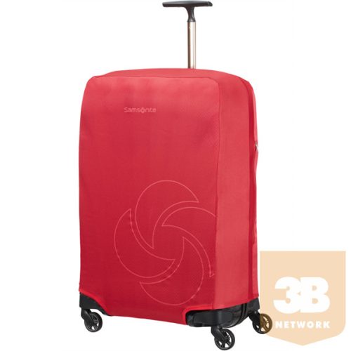 SAMSONITE Bőröndhuzat 121224-1726, FOLDABLE LUGGAGE COVER M (RED) -GLOBAL TA