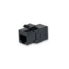 Equip RJ45 Keystone Toldó - 121179 (UTP, Cat.6, árnyékolatlan, műanyag, fekete) 8db/csomag