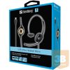 SANDBERG Headset mikrofonnal, USB Office Headset Mono, Fekete