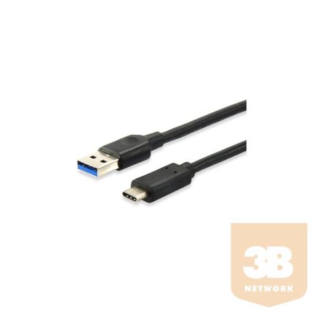Equip 12834107 USB-C -> USB-A 3.1 kábel, apa/apa, 1m