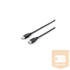   Equip 128399 USB 3.0 A-A hosszabbítókábel, apa/anya, duplán árnyékolt, 3m