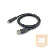 Equip Átalakító Kábel - 128885 (USB-C2.0 to USB-A, apa/apa, fekete, 2m)