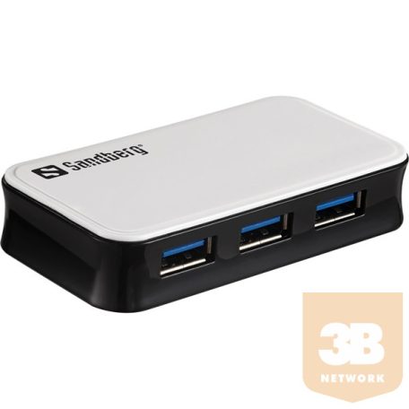 SANDBERG Hub és elosztó, USB 3.0 Hub 4 ports