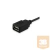 Equip 133310 Aktív USB 2.0 A-A hosszabbítókábel, apa/anya, duplán árnyékolt, 10m