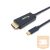 Equip Kábel - 133411 (USB-C to HDMI, apa/apa, 4K/30Hz, műanyag burkolat, 1m)