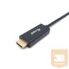 Equip Kábel - 133411 (USB-C to HDMI, apa/apa, 4K/30Hz, műanyag burkolat, 1m)