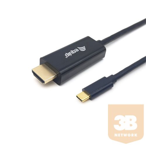 Equip Kábel - 133412 (USB-C to HDMI, apa/apa, 4K/30Hz, műanyag burkolat, 2m)