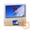 Equip Kábel - 133421 (USB-C to DisplayPort, apa/apa, 8K/60Hz, aluminium burkolat, 1m)