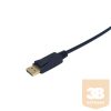 Equip Kábel - 133442 (MiniDisplayPort to DisplayPort, fekete, 2m)