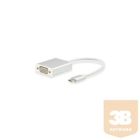 Equip 133451 USB-C -> VGA átalakító, apa/anya