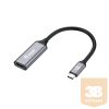 Equip Átalakító - 133491 (USB-C to HDMI2.0, 4K/60Hz, szürke)