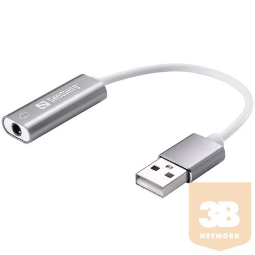 SANDBERG Hangkártya, Headset USB converter