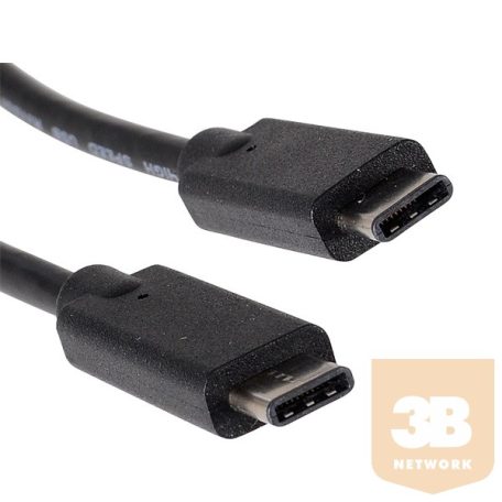 Sandberg Kábel - USB-C (2m; fekete; USB-C apa be-/kimenet; USB3.1 Gen2 kompatibilis; 10Gbps)